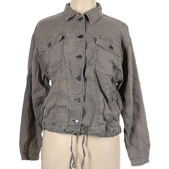 🩶🫰 $178 Splendid Smokey Quartz Gray Utility Coat - Picture 1 of 1